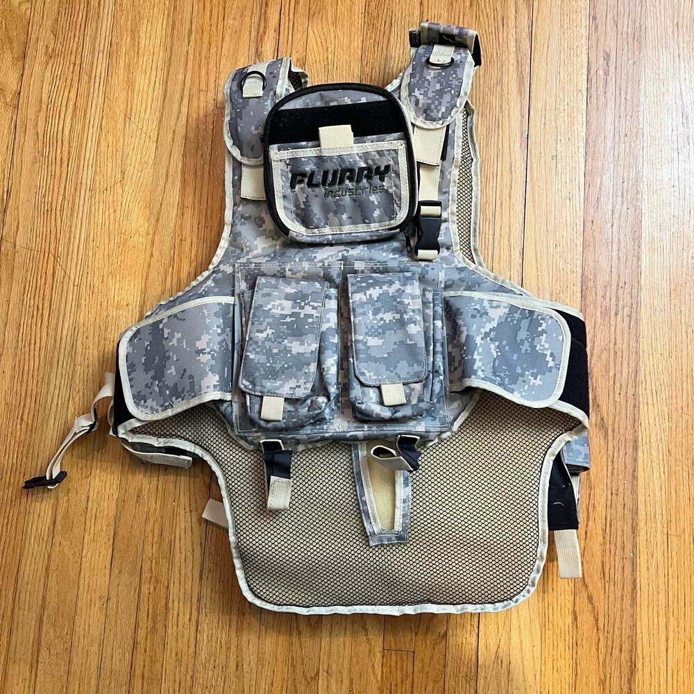 Flurry Industries Camo Woodland Tactical Ultraback Emissary Vest